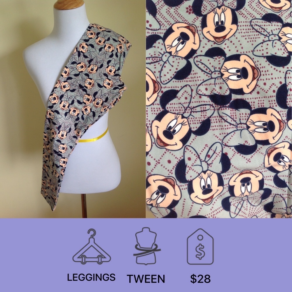 Lularoe tween Disney leggings